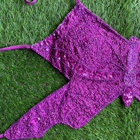 Beaded butterfly top - Picture 3 of 13